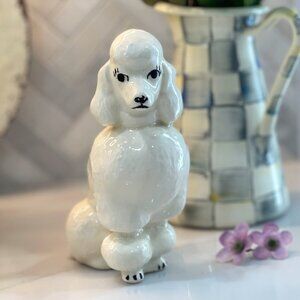 Porcelain Poodle – Noir Glam Whimsy 🖤